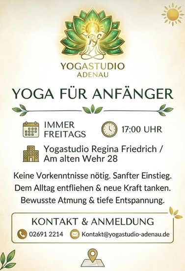 Yoga Kurs neu
